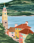Peinture par Numéros Village au Clocher