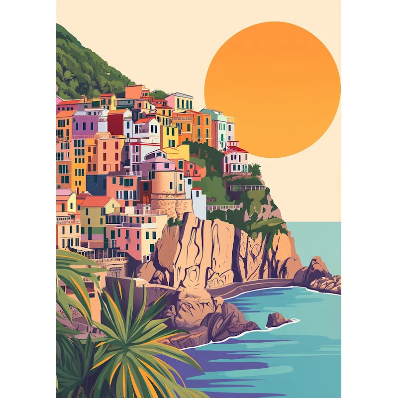Peinture par Numéros Village au Grand Soleil