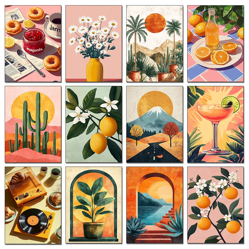 Diamond Painting Route vers le Mont