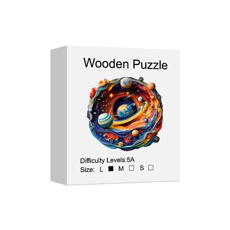 Puzzle en Bois Planètes de l'Espace