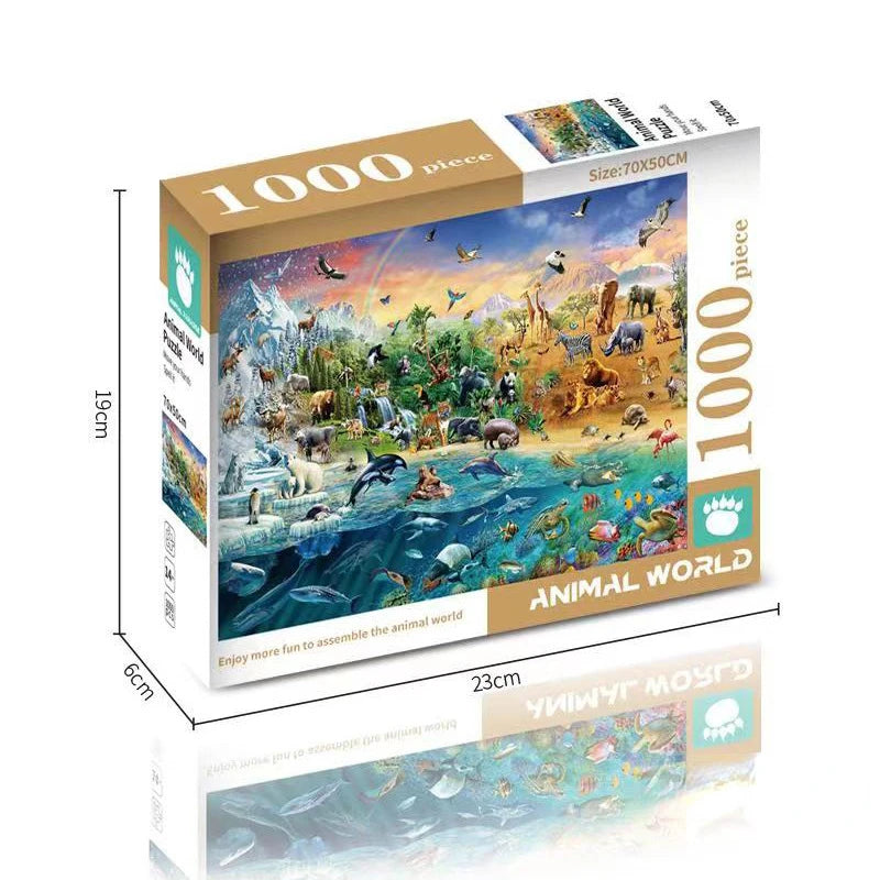 Puzzle Paysages & Chefs-d'Œuvre — 1000 Pièces