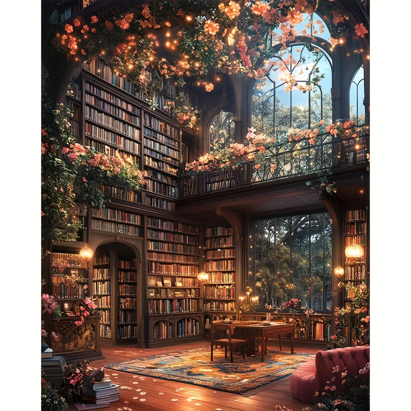 Puzzle Mini Bibliothèque de la Forêt — 1000 Pièces