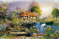 Puzzle Cottage aux Cygnes — 1000 Pièces