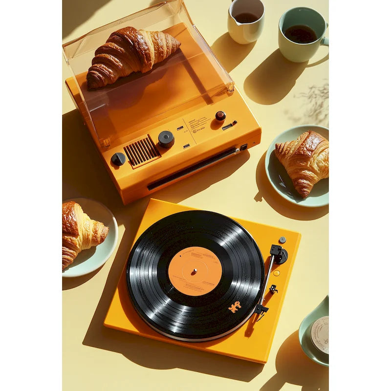 Peinture par Numéros Oranges sur la Table