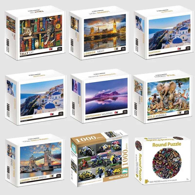 Puzzle Paysages & Chefs-d'Œuvre — 1000 Pièces