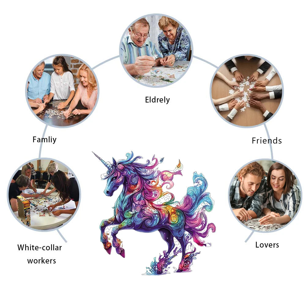 Puzzle en Bois Licorne