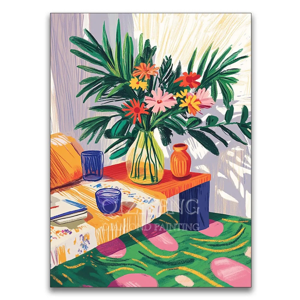 Diamond Painting Cactus au Soleil