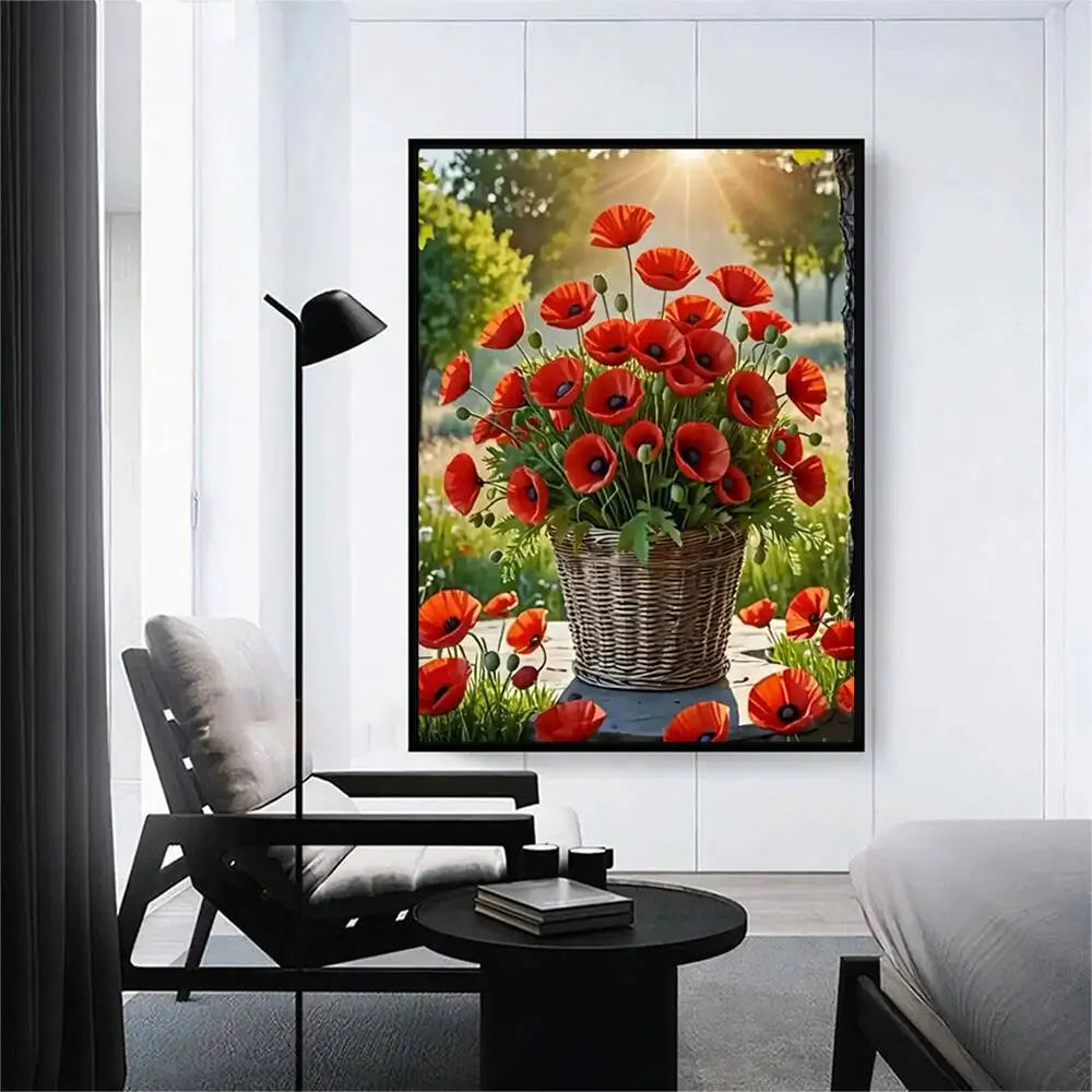 Diamond Painting Coquelicots