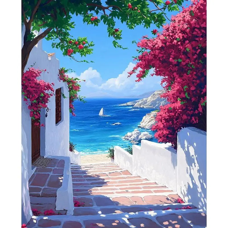 Peinture par Numéros Porte Violette