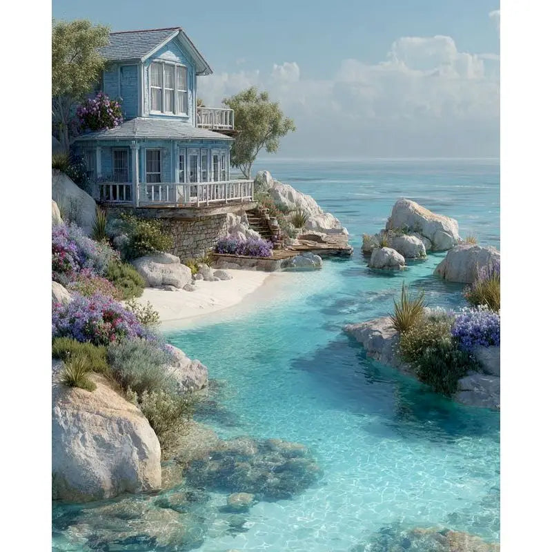 Peinture par Numéros Crique Turquoise