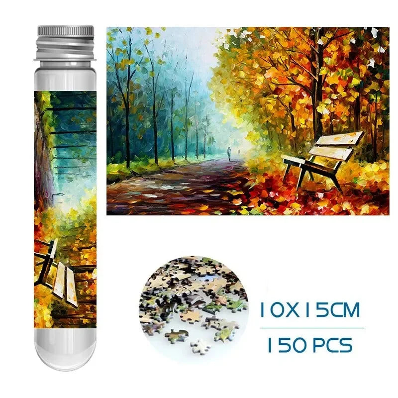 Puzzle Tube Barques au Crépuscule — 150 Pièces