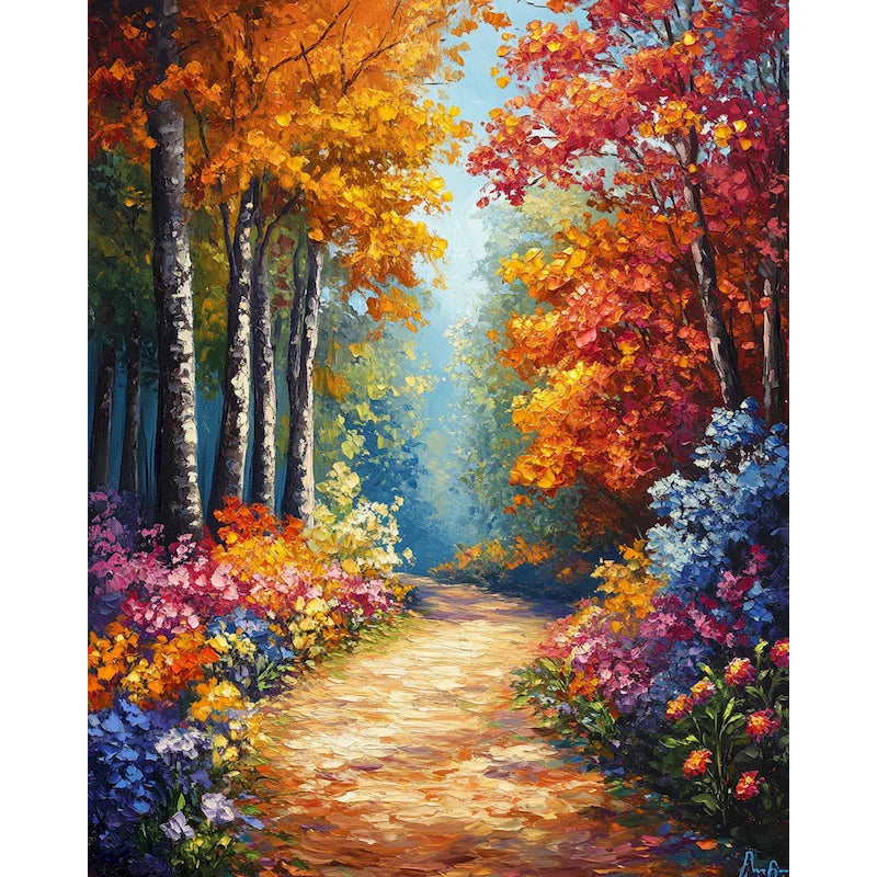 Peinture par Numéros Allée Multicolore