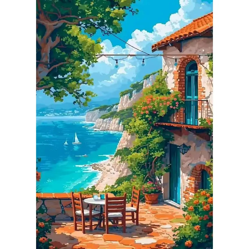 Peinture par Numéros Chapelle du Littoral