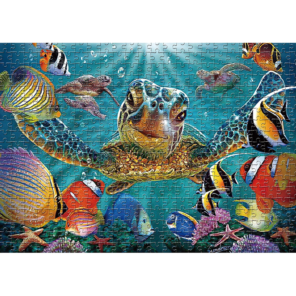Puzzle Tortue Géante des Océans — 1000 Pièces