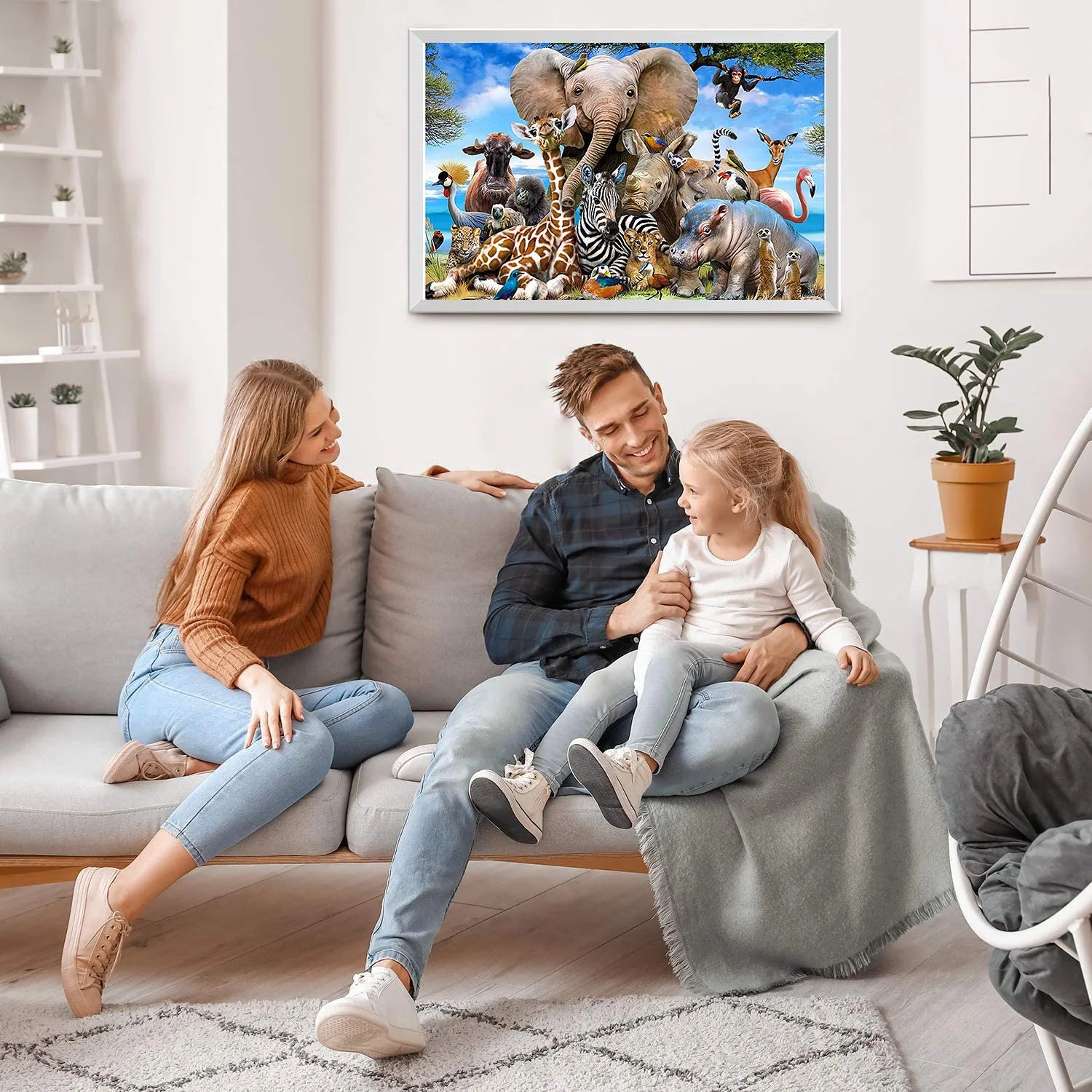 Puzzle Animaux d'Afrique — 1000 Pièces