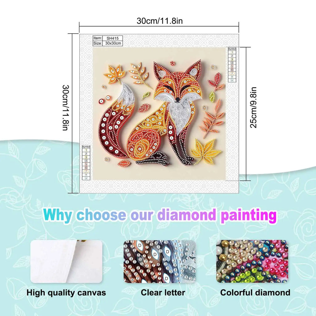 Diamond Painting Renard — Formes Spéciales