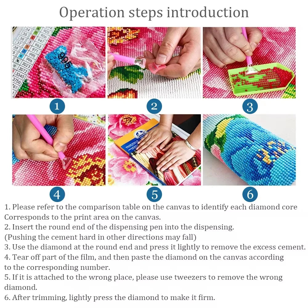Diamond Painting Bouquet Tropical