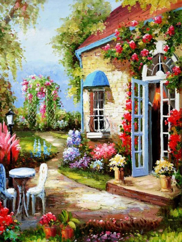 Diamond Painting Jardin et Véranda