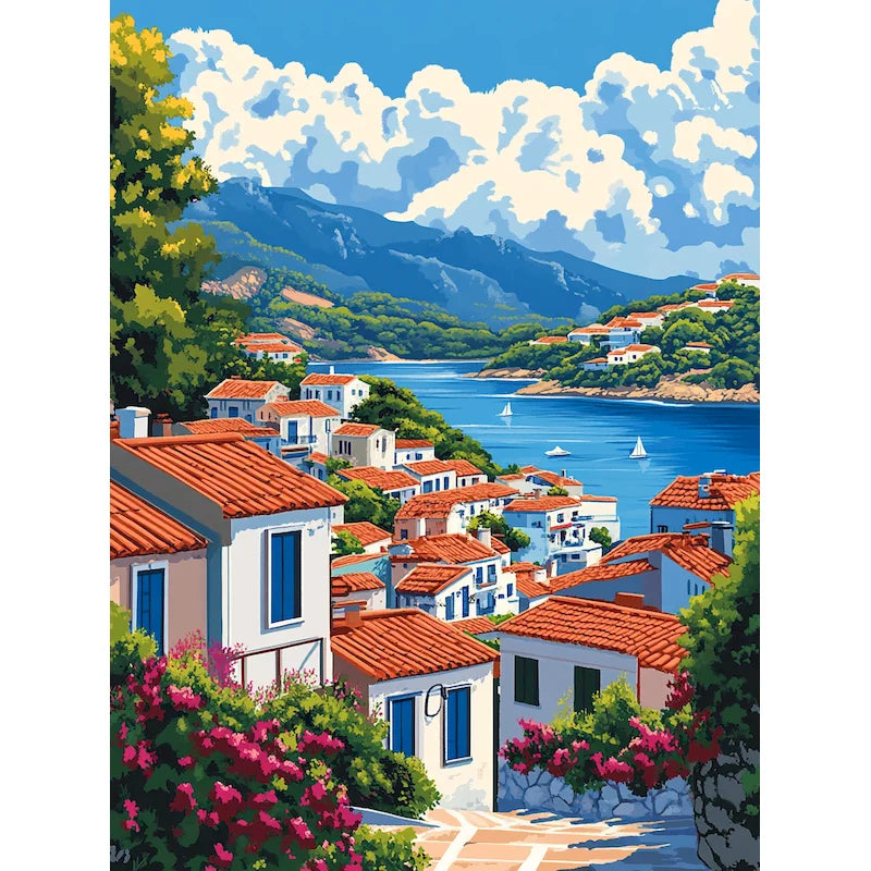 Peinture par Numéros Ruelle Pavée