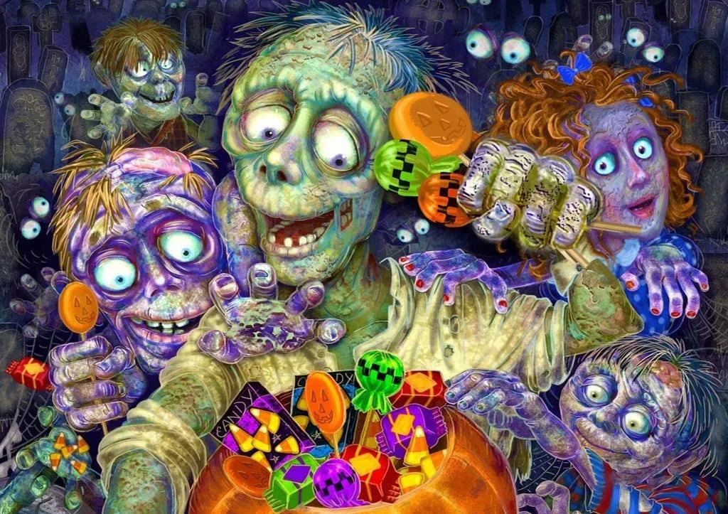 Puzzle Monstres Rigolos — 1000 Pièces