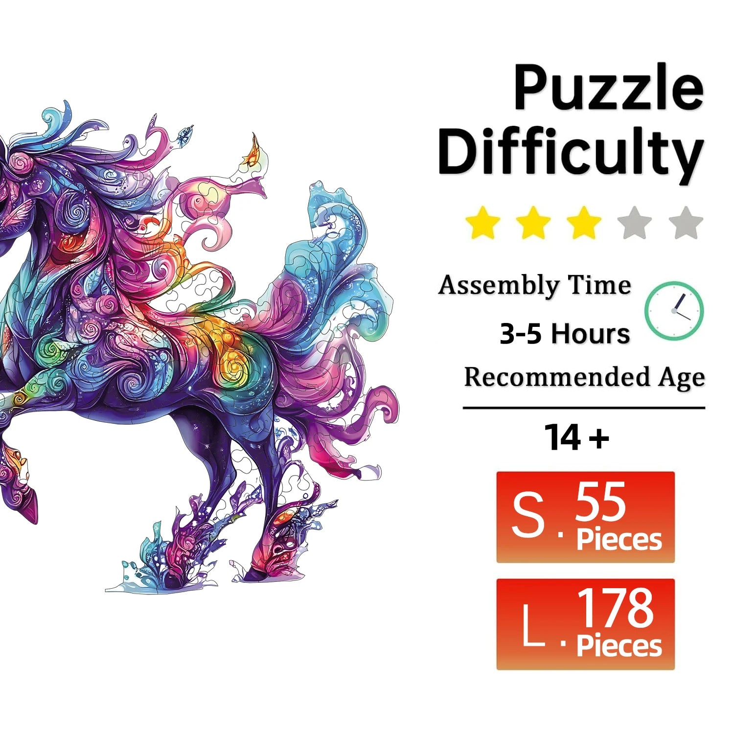 Puzzle en Bois Licorne