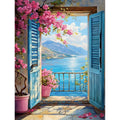 Peinture par Numéros Fenêtre sur la Méditerranée