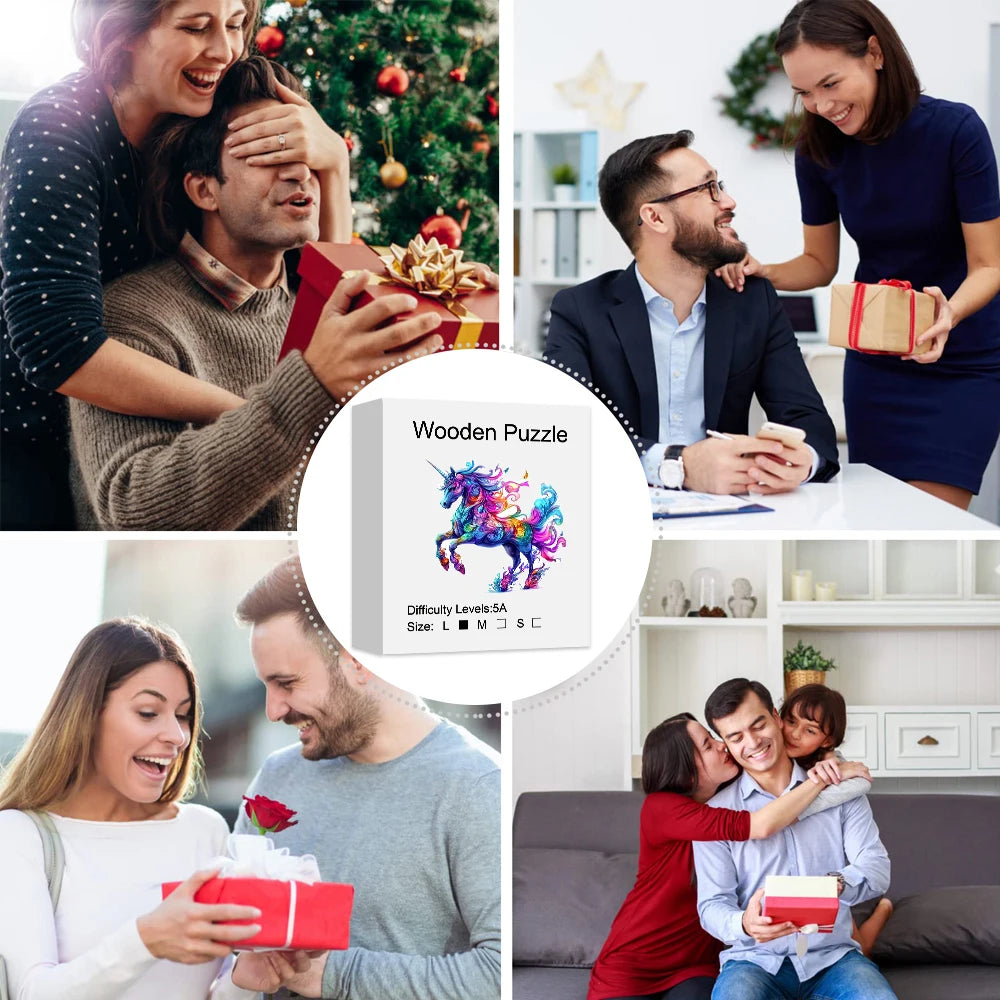 Puzzle en Bois Licorne