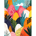 Peinture par Numéros Jardin Abstrait