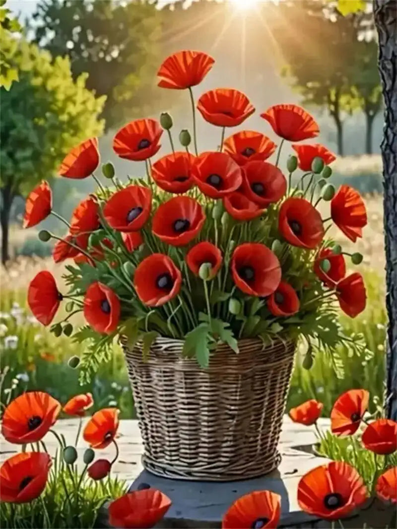 Diamond Painting Coquelicots