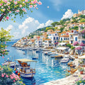 Diamond Painting Village au Bord de Mer