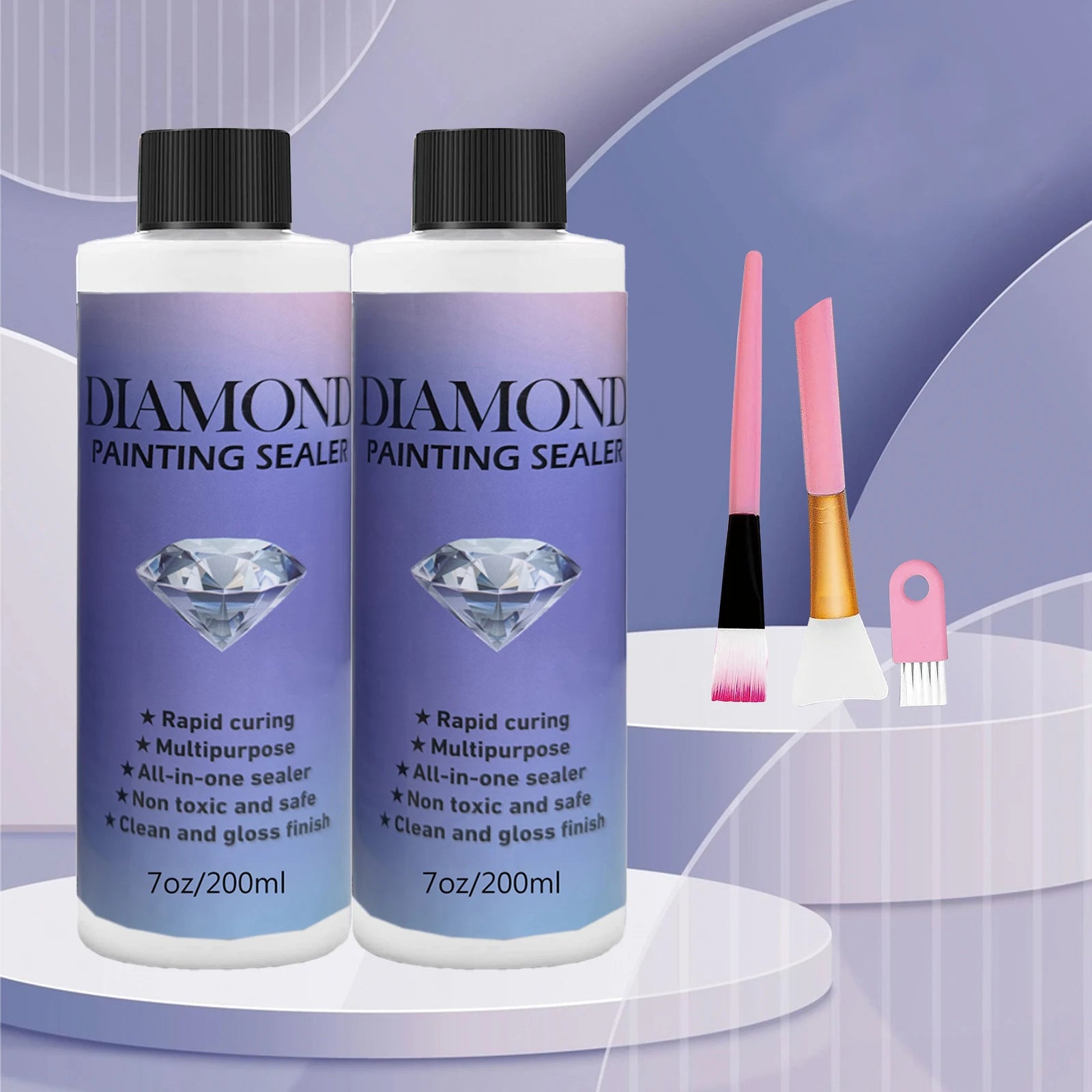Vernis de Finition Diamond Painting — 60, 120 ou 200 ml