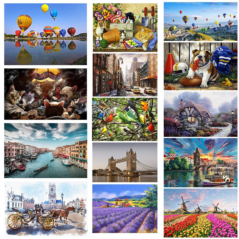 Puzzle Paysages — 500 Pièces