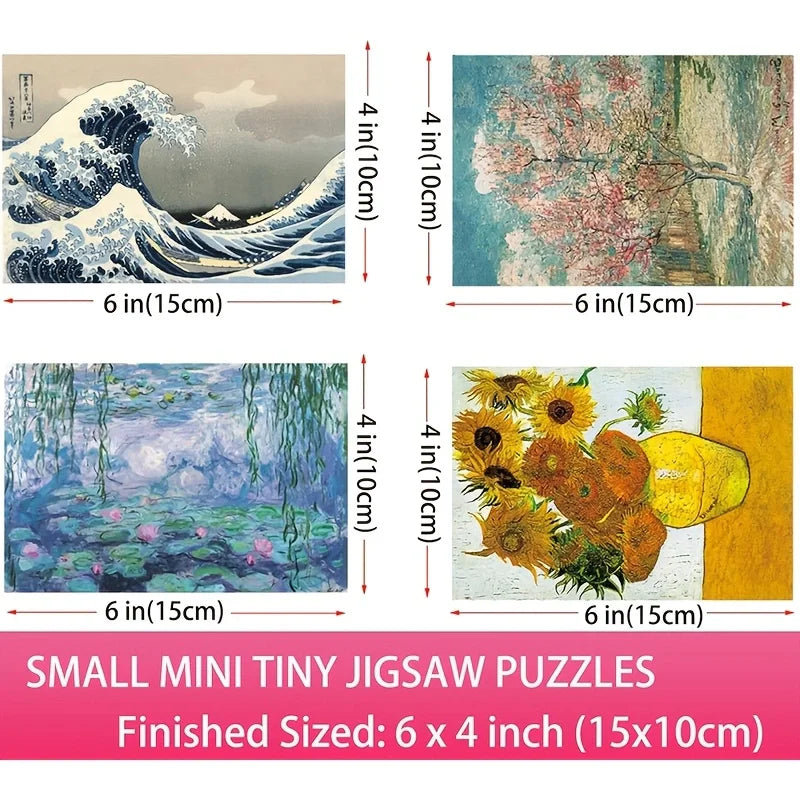 Coffret 8 Mini Puzzles — 1200 Pièces