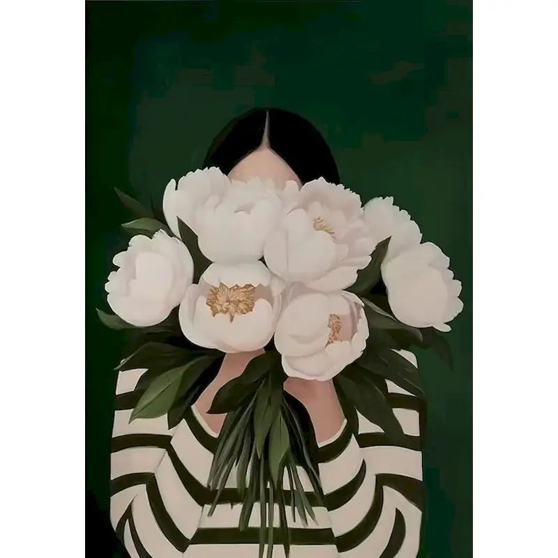 Peinture par Numéros Col Roulé Vert