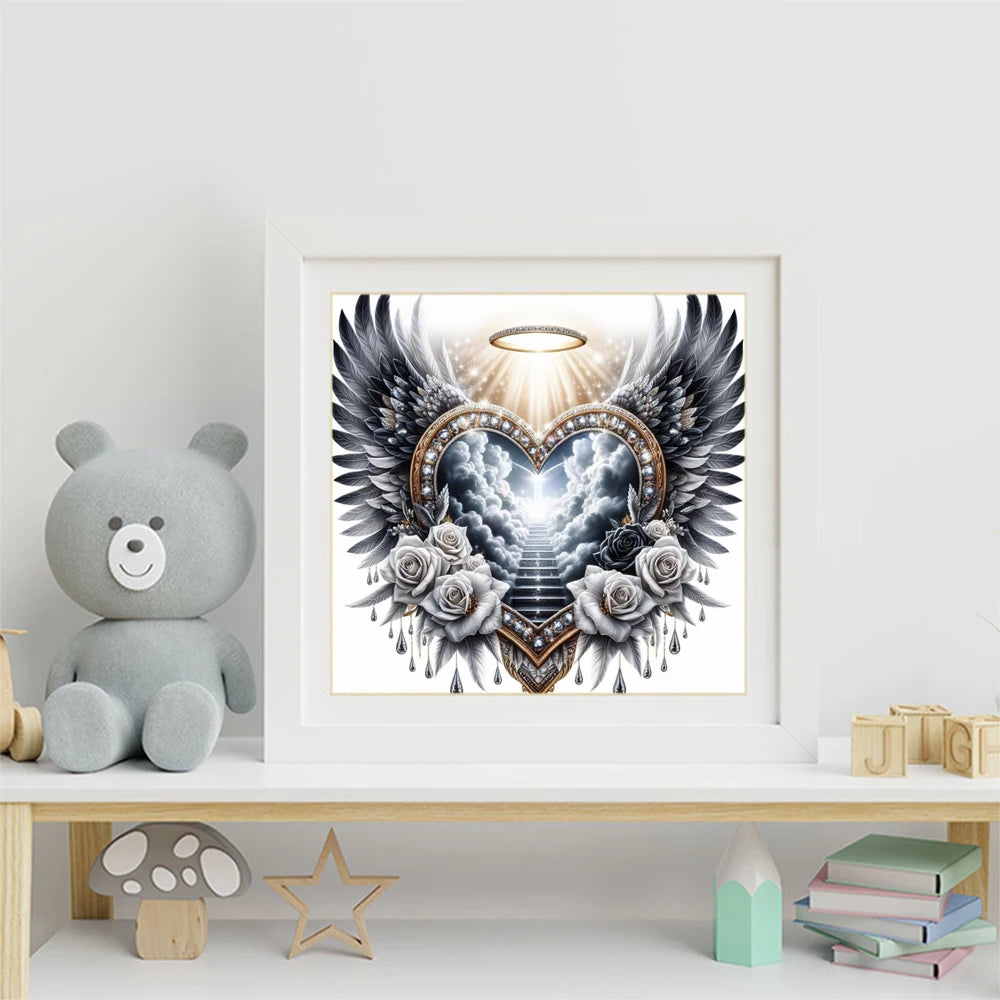 Diamond Painting Cœur Ailé