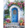 Peinture par Numéros Porte Bleue Voûtée