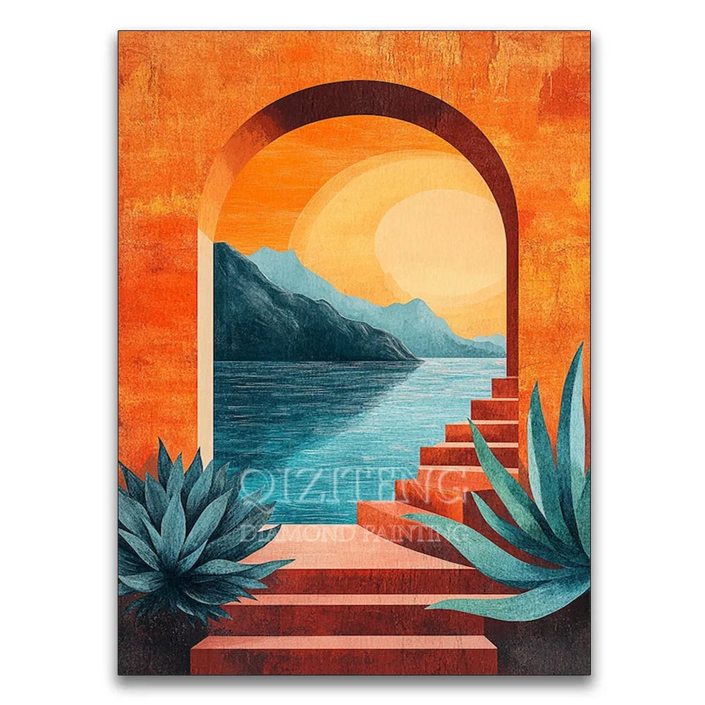 Diamond Painting Branche d'Oranger