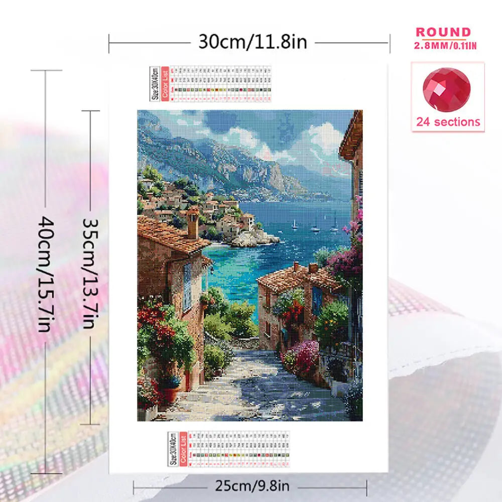 Diamond Painting Ruelle de Bord de Mer