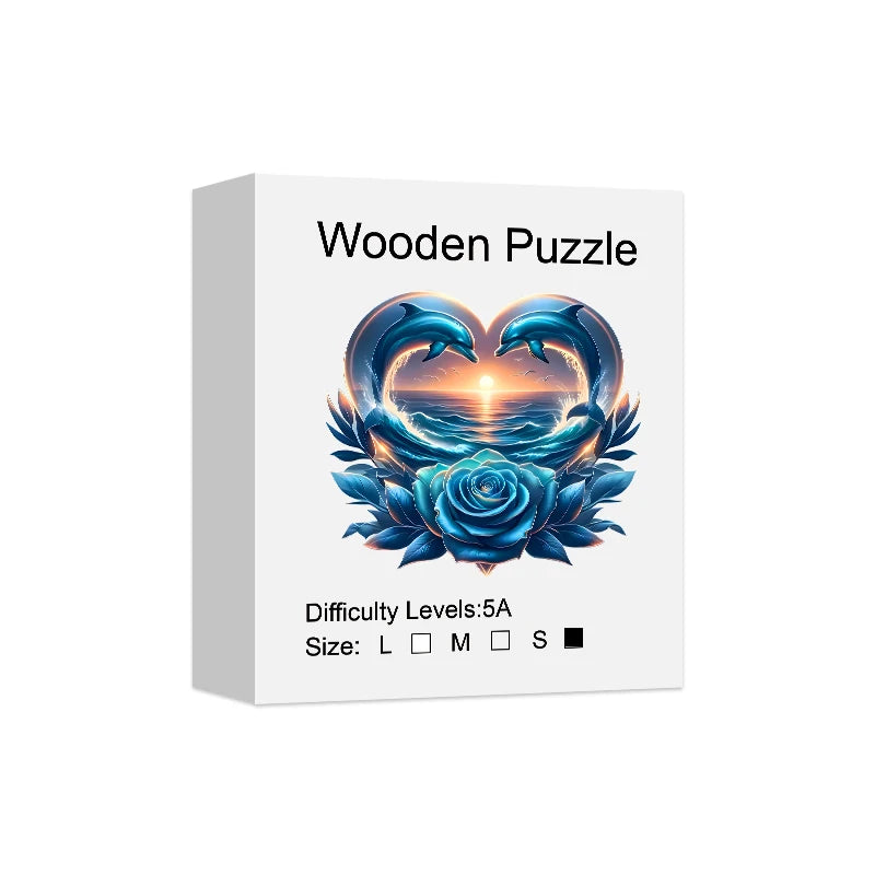 Puzzle en Bois Dauphins