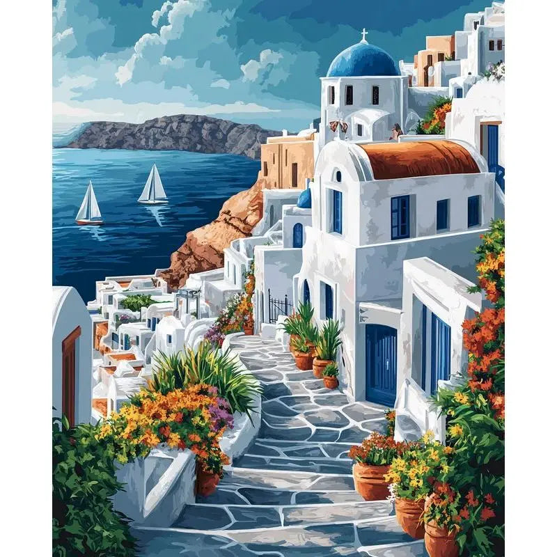 Peinture par Numéros Porte Violette