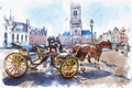 Puzzle Bruges en Calèche — 500 Pièces