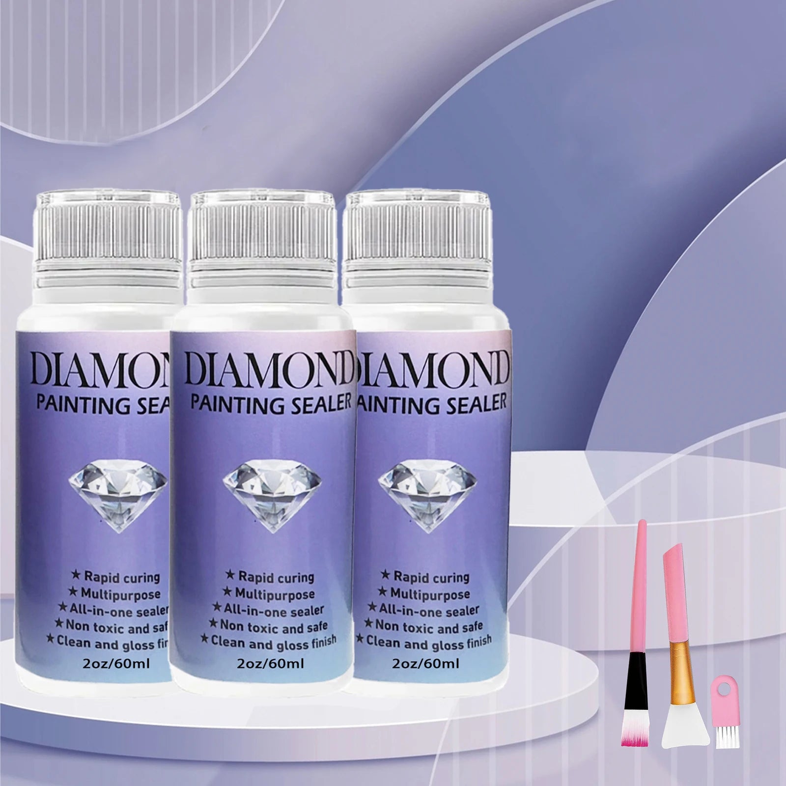 Vernis de Finition Diamond Painting — 60, 120 ou 200 ml