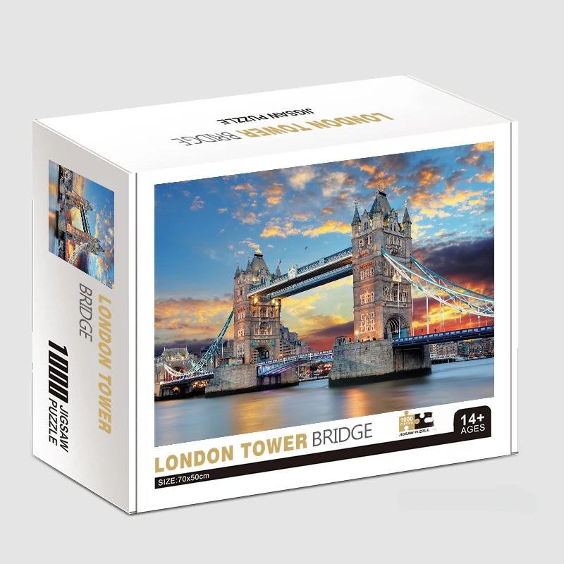 Puzzle Paysages & Chefs-d'Œuvre — 1000 Pièces