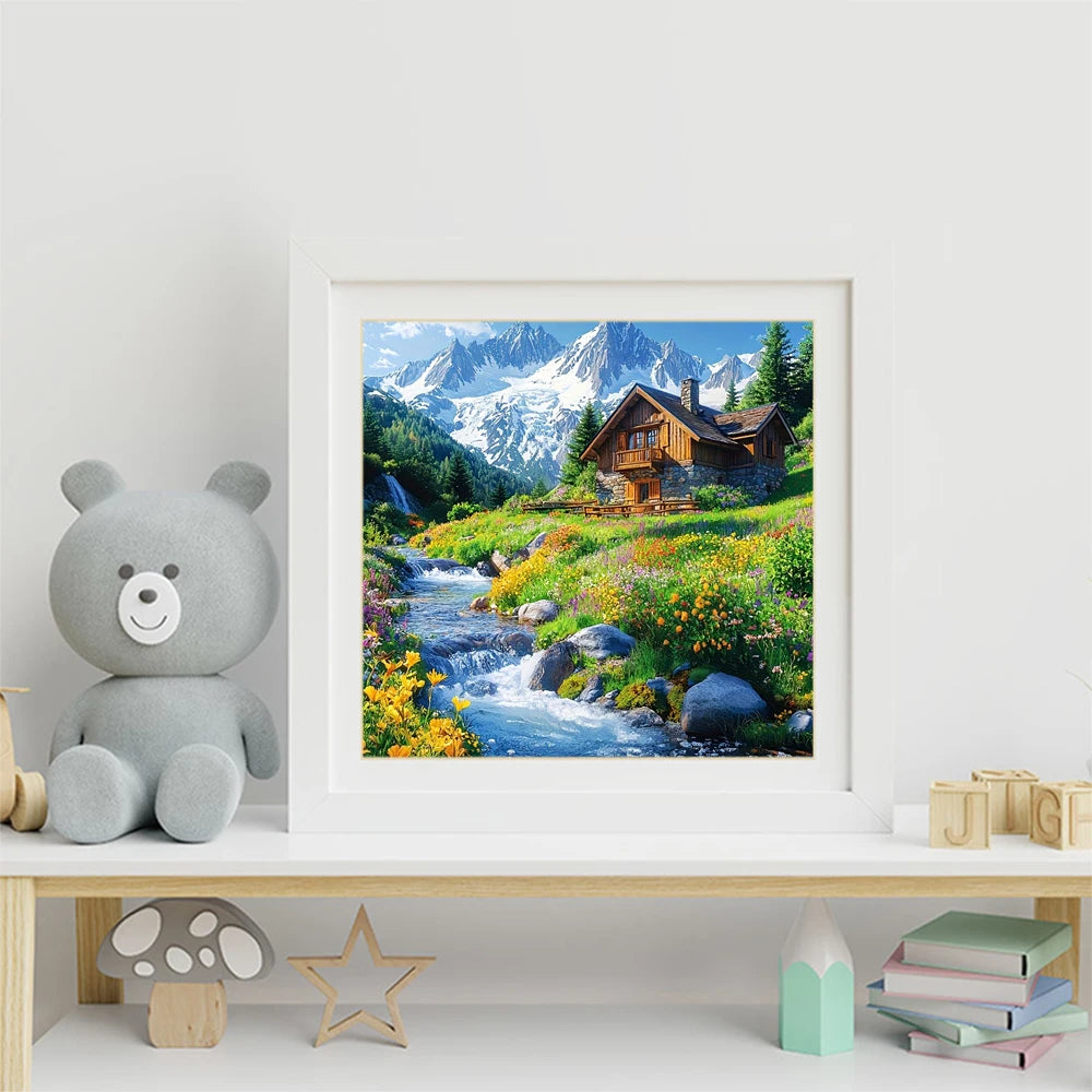 Diamond Painting Chalet de Montagne