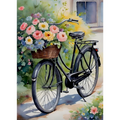 Peinture par Numéros Vélo Fleuri