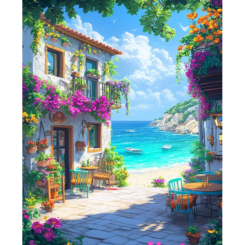 Peinture par Numéros Ruelle Pavée