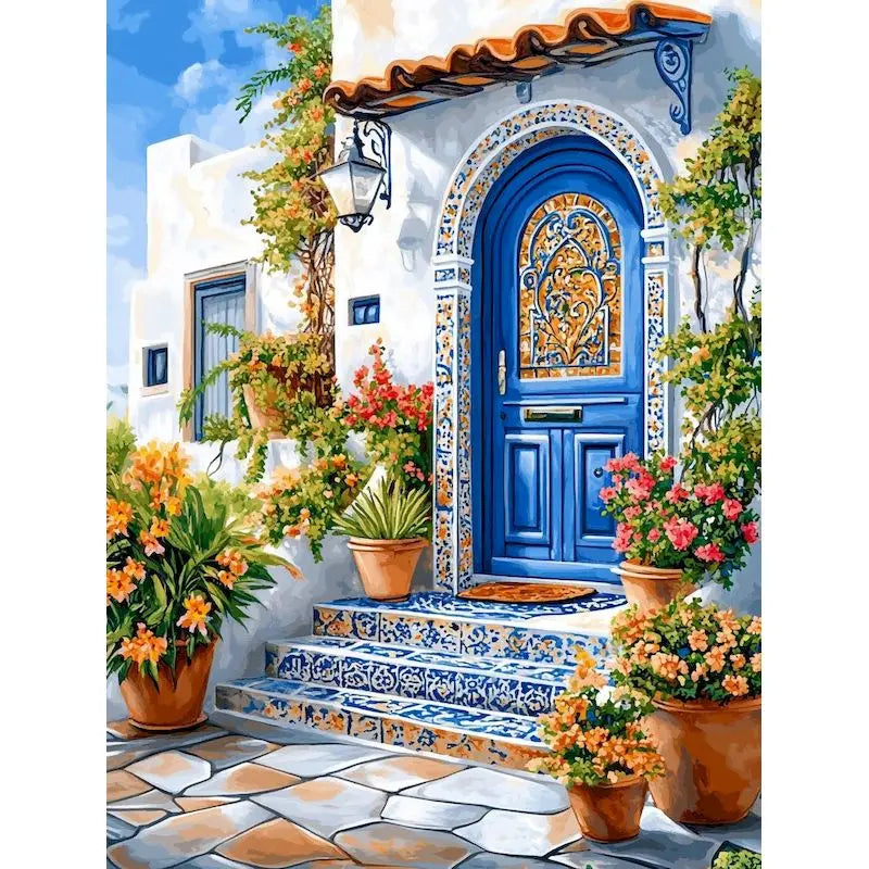 Peinture par Numéros Terrasse Blanche