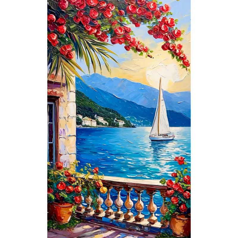 Peinture par Numéros Vélo Fleuri