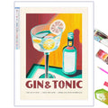 Diamond Painting Affiche Gin Tonic