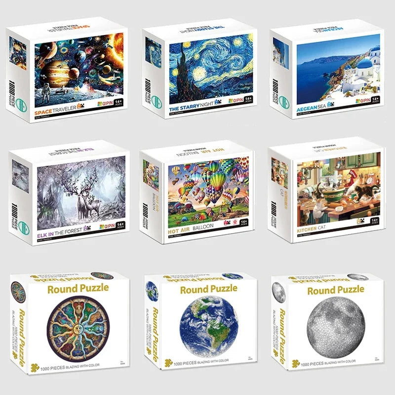 Puzzle Paysages & Chefs-d'Œuvre — 1000 Pièces